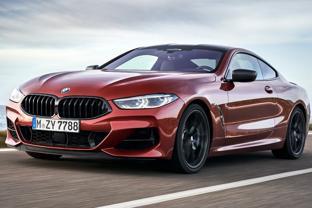 2022 BMW 8 Series Coupe in red